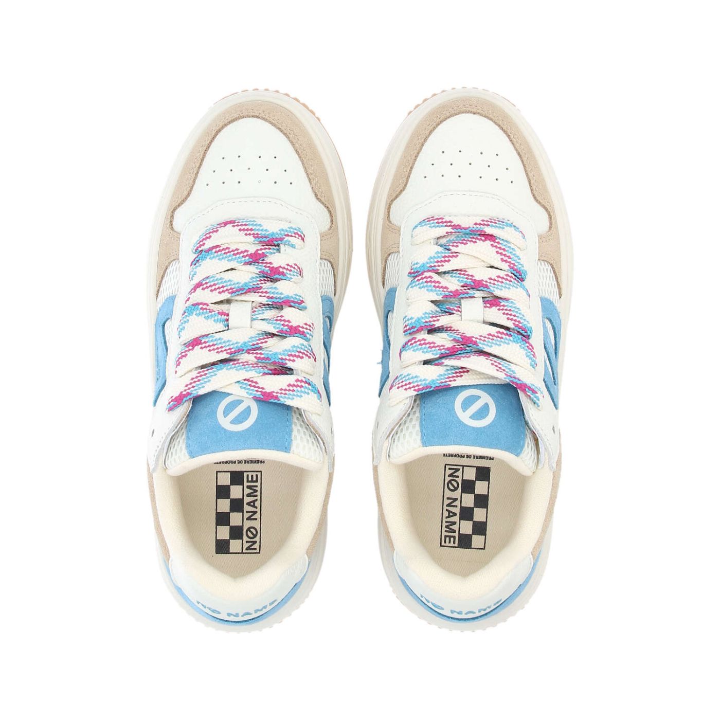 ALISON SNEAKER W - SUEDE/MESH/SUED - BEIGE/BLANC CASSE/BLEU